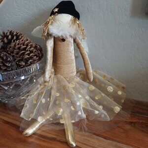 Woof and Poof Holiday Ballerina Angel Doll Collectible